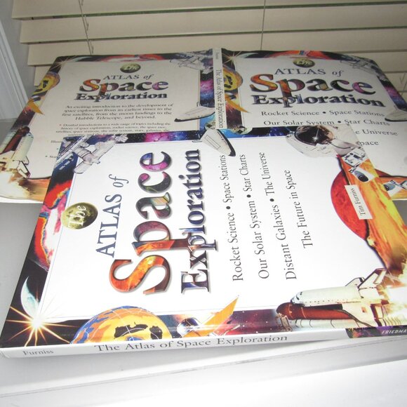 Atlas of Space Exploration by Tim Furniss Hardcover Illustrated Astronomy Book - Picture 6 of 7